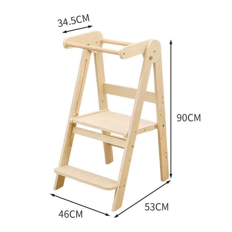 Torre de Aprendizaje Montessori Plegable y Ajustable 🌿