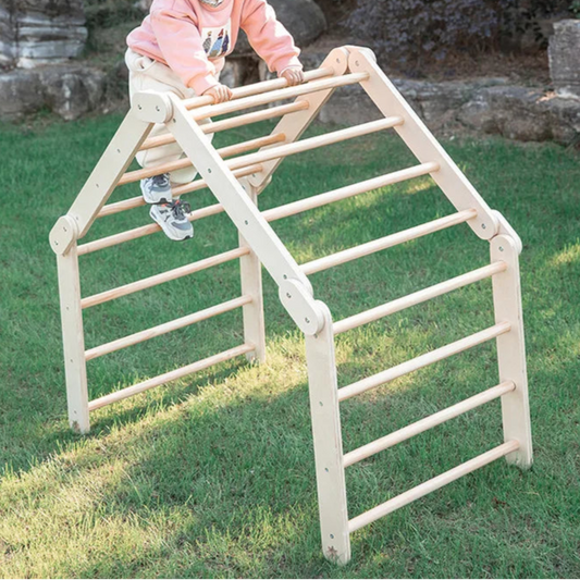 Triángulo Pikler Grande + Rampa Reversible XL