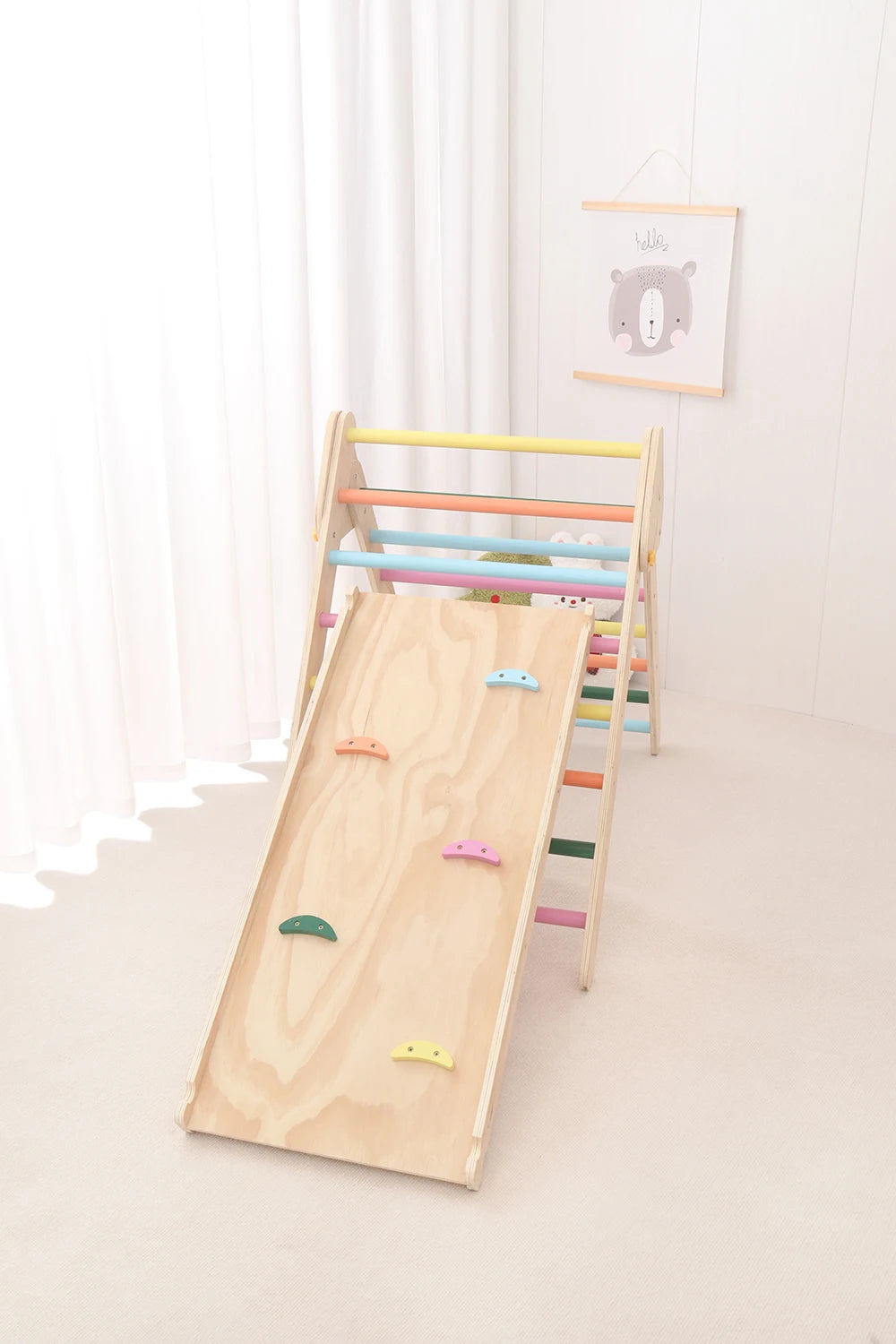 Set Pikler 3 en 1 plegable