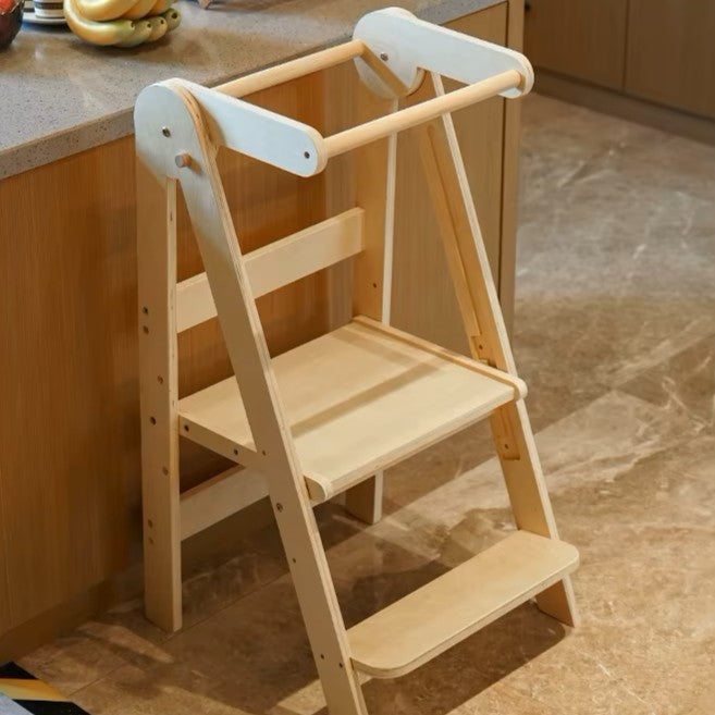 Torre de Aprendizaje Montessori Plegable y Ajustable 🌿