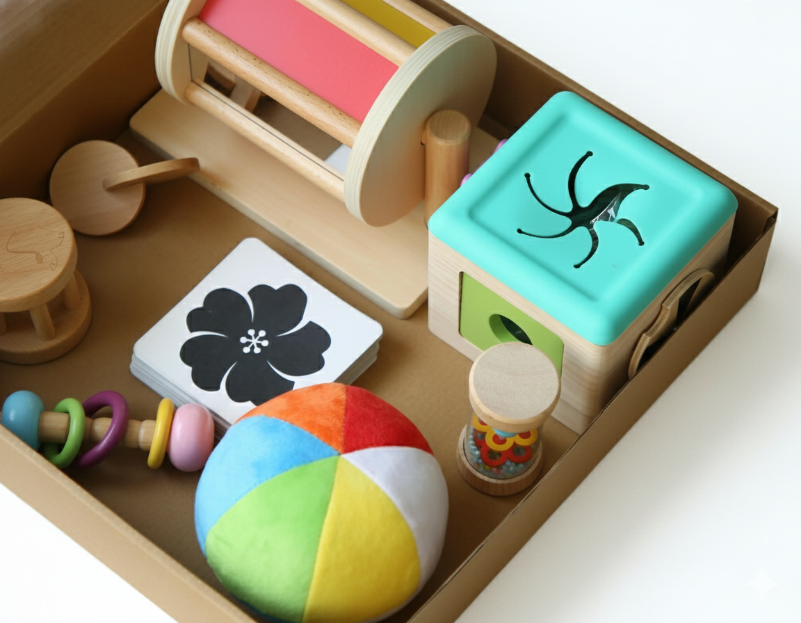 Baby Play Kit - Set Montessori 0 a 6 meses