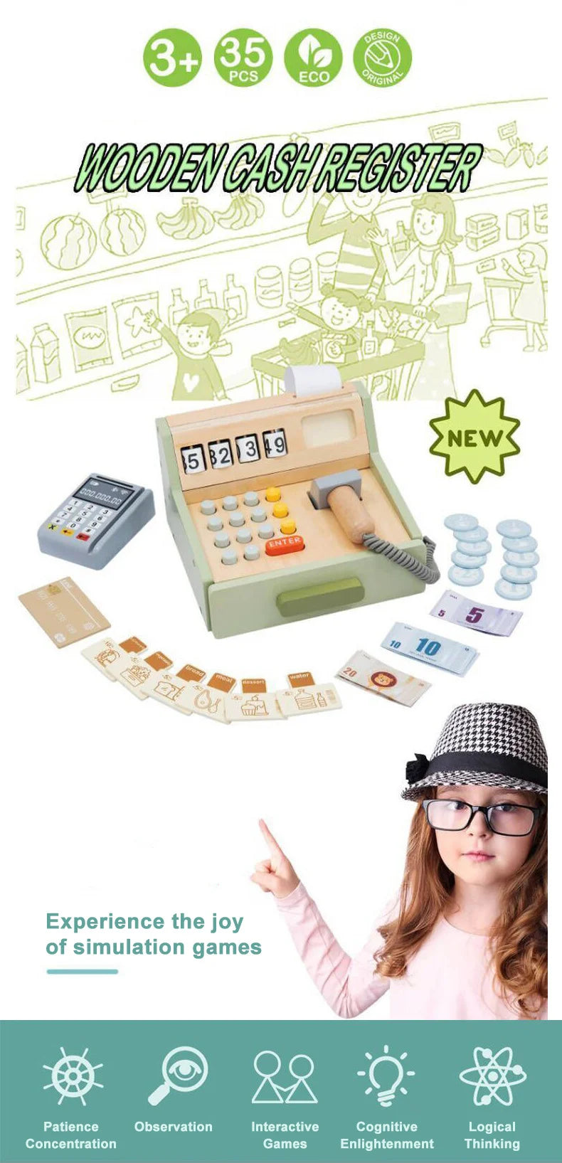 Caja Registradora Juego de Roles