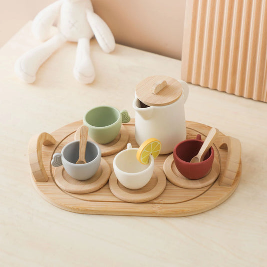 Set de té con bandeja