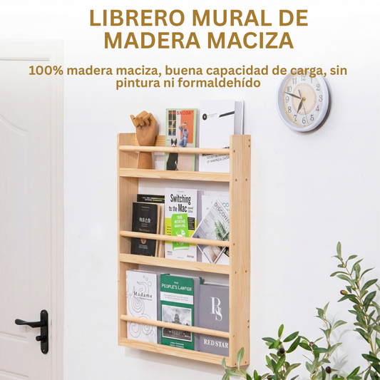 Librero Montessori 3 repisas
