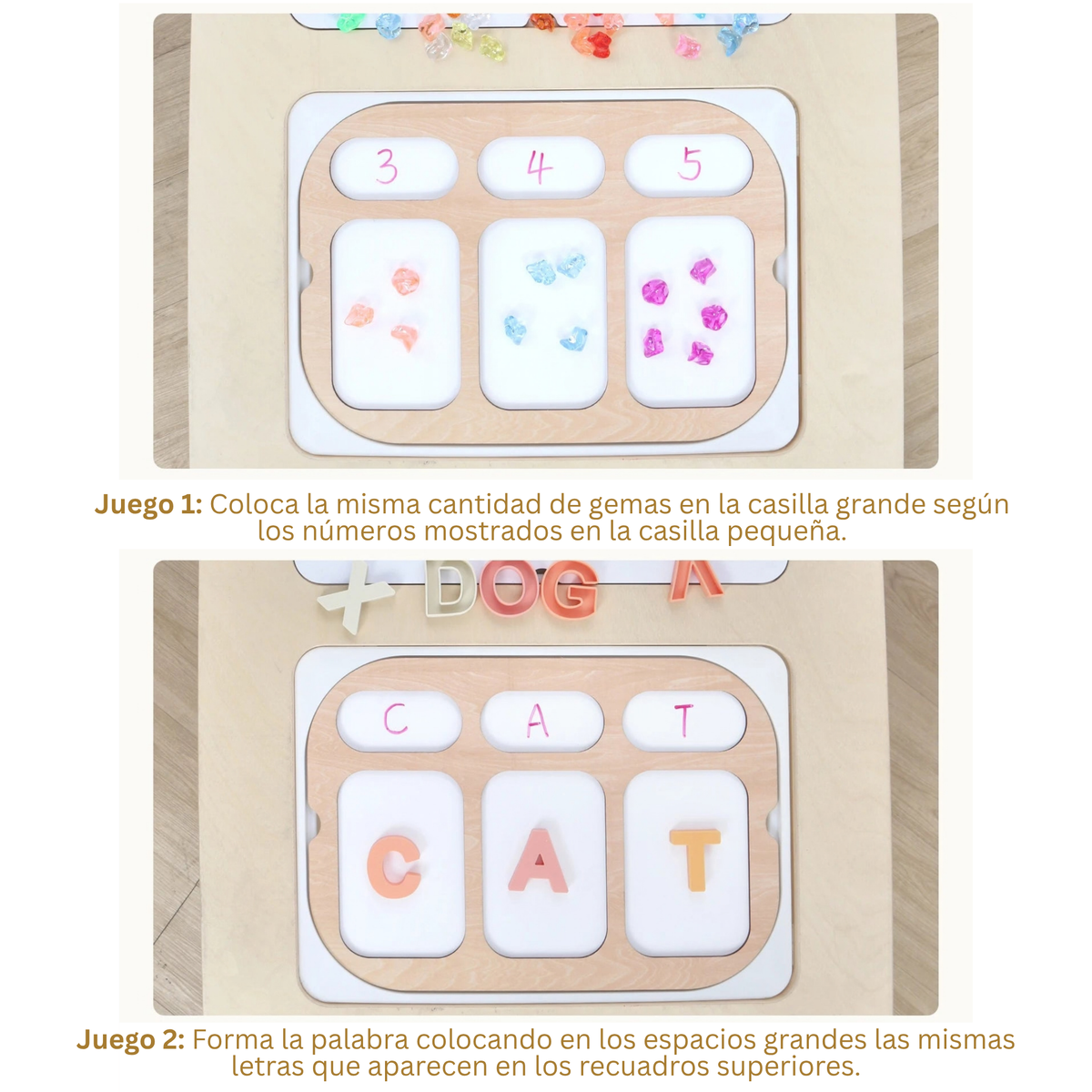 Accesorios para Mesa Sensorial